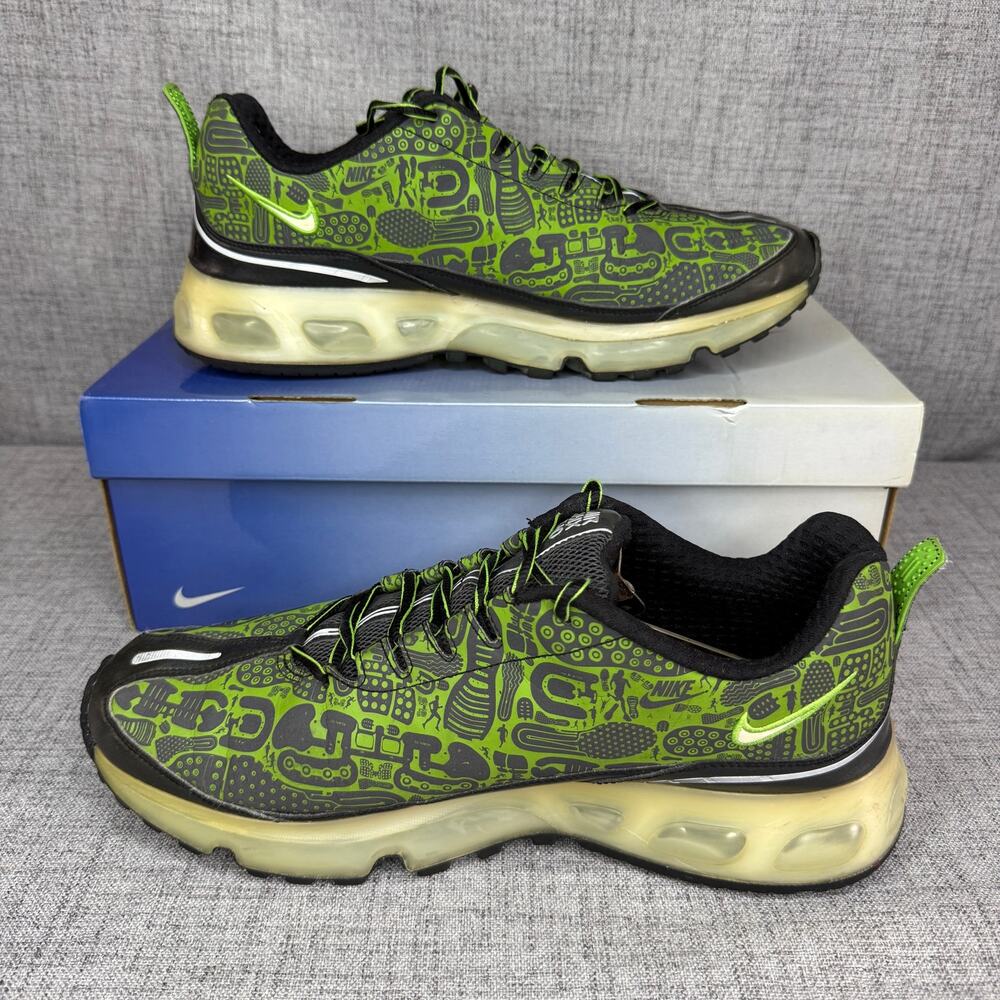 Nike Air Max 360 Rejuvenation Pack Black Green Bean 313520-031 Mens Size 12